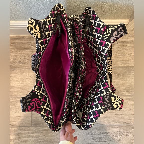 Vera Bradley canterberry magenta shoulder bag - padded device bag - Picture 3 of 11